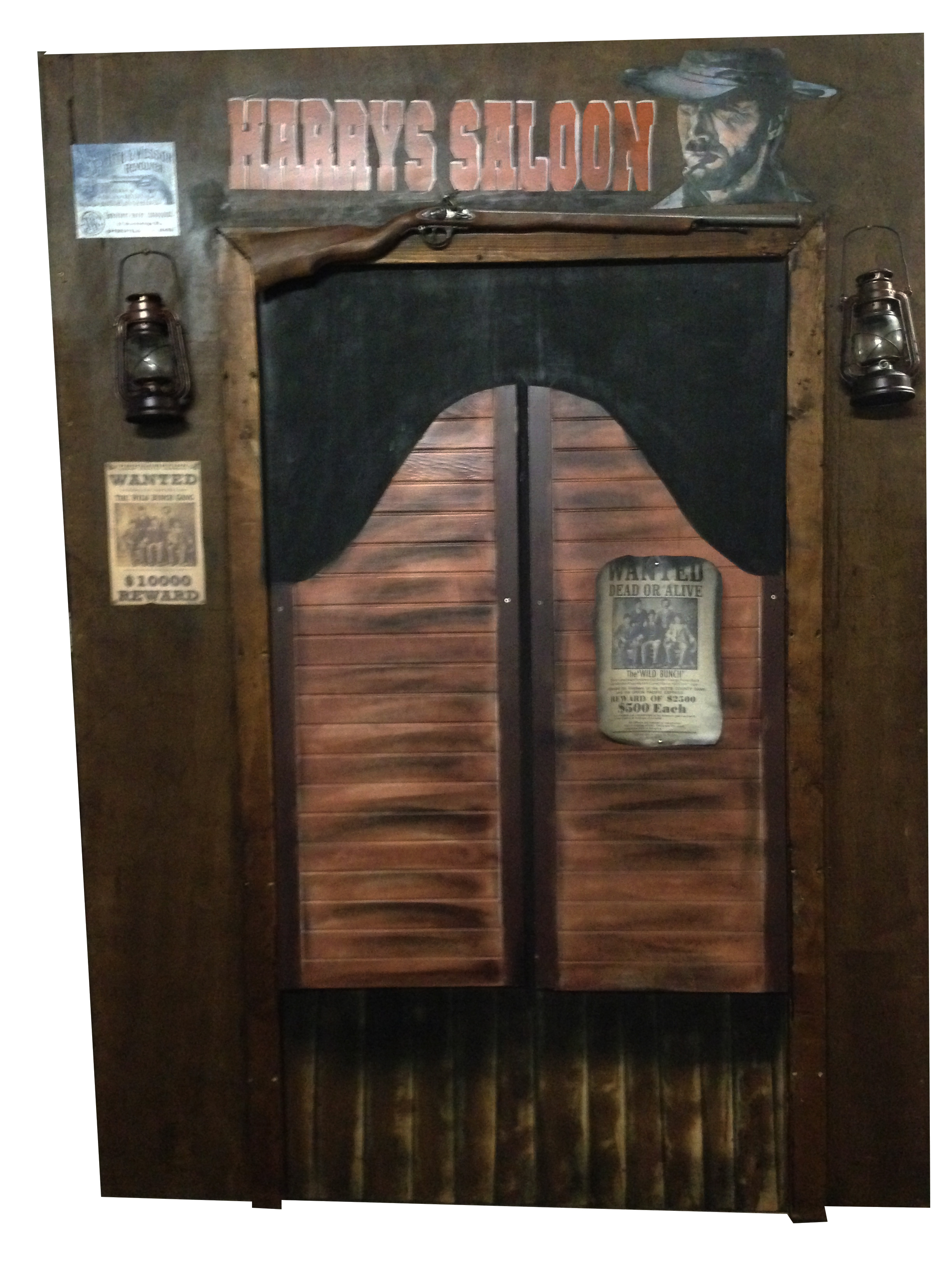 Stellwand, Kulisse "Harry´s Saloon"1 1,70m breit 2,30m hoch